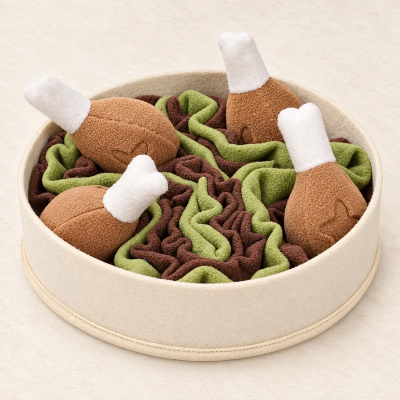 Chicken Leg Snuffle Mat for Dogs2