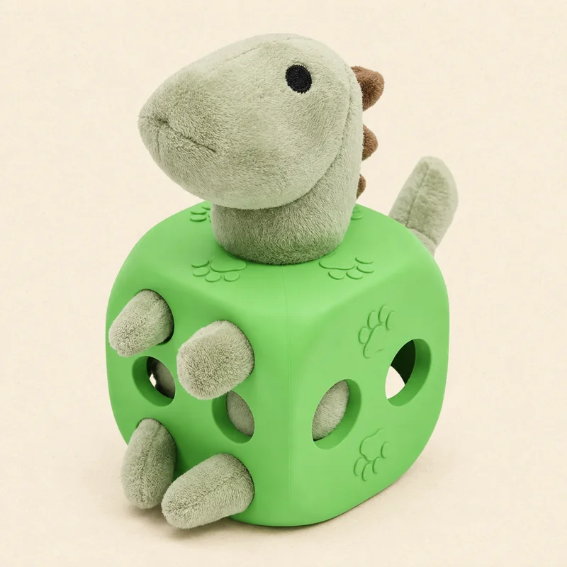 Dinosaur Interactive Dog Chew Toy